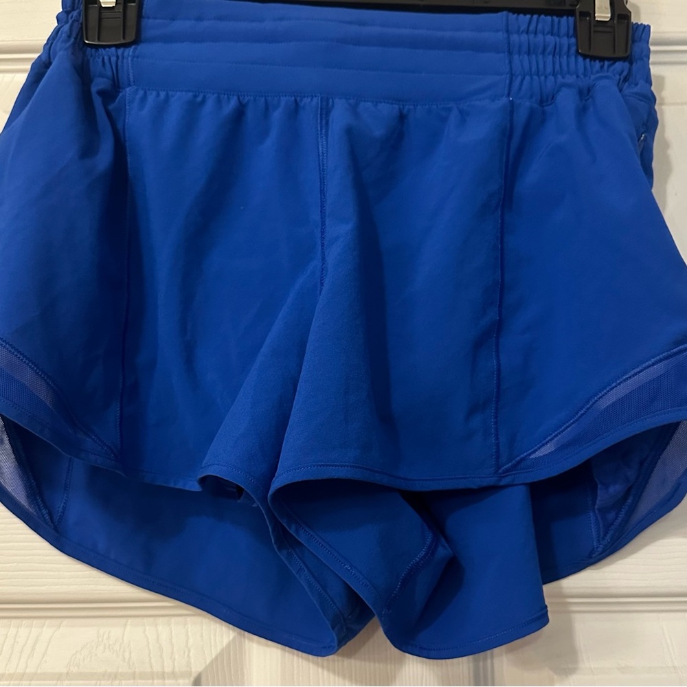 lululemon athletica Royal Blue Layered Skort-Style Athletic Shorts